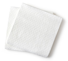 White paper napkins