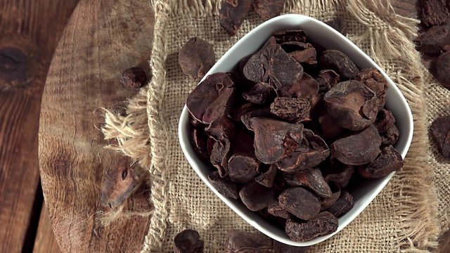 Heap of rotating Kola Nuts (seamless loopable 4K footage)