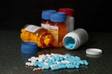 Prescription Medication on Counter