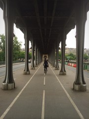 Cycliste à Paris