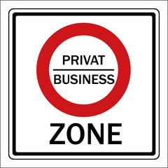 Schild Work Life Balance