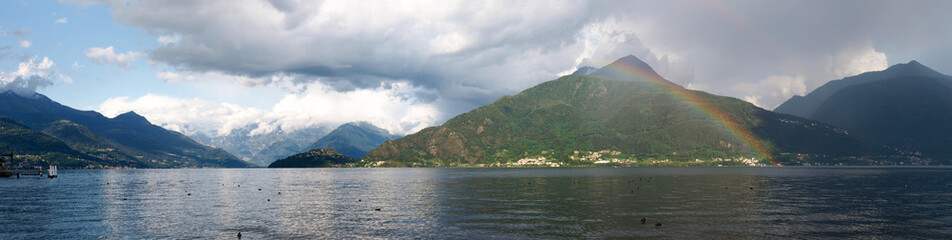 Fototapeta na wymiar Sky and clouds at Lake Como