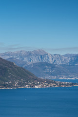 Fototapeta na wymiar Aerial image of the adriatic sea landscape