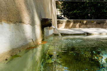 Old fountain Greoux les Bains