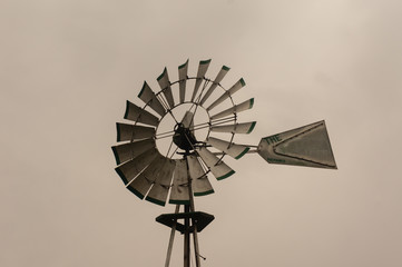 metal windmill on Gozo