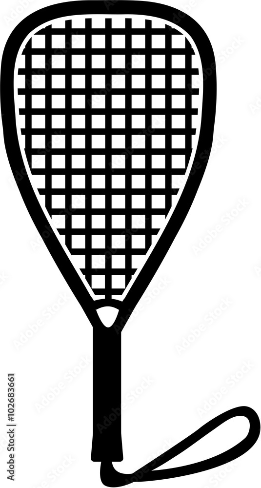 Poster Racquetball bat