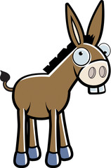 Fototapeta na wymiar Cartoon Donkey