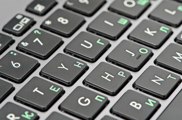 Keyboard closeup