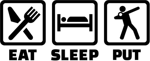 Shot put eat sleep put © Miceking