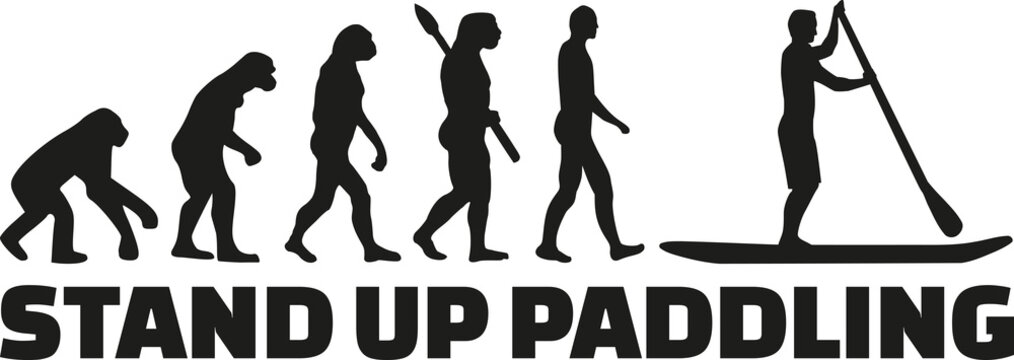 Evolution Stand up paddling sup