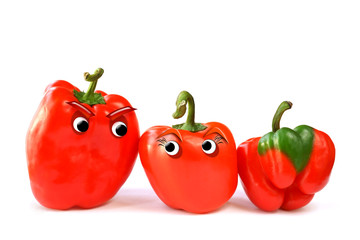 Angry, shocked father wondering about his offspring.