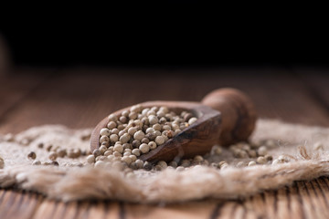 Some white Peppercorns