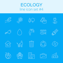 Ecology icon set.