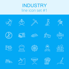 Industry icon set.