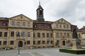 Fototapeta na wymiar Gymnasium Ernestinum in Bayreuth, Oberfranken