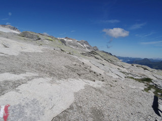 View from Medelz, Weissee, Hohe Tauern, Zell am see, Austria