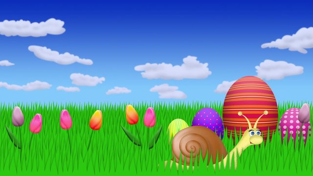 easter greetings animation