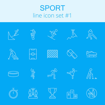 Sport icon set.