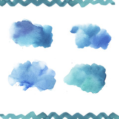watercolor blobs