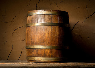 Cask and clay wall