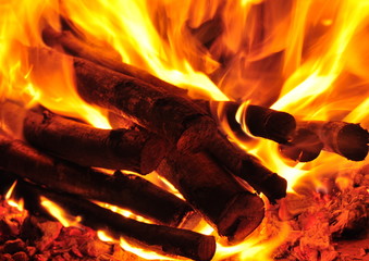 Feu de bois, détente 