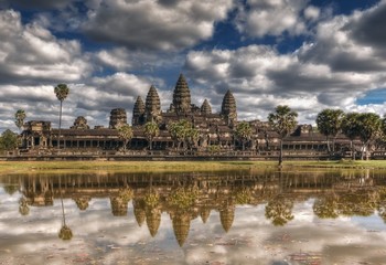 Fototapeta premium SIEM REAP, CAMBODIA. Angkor Wat Temple