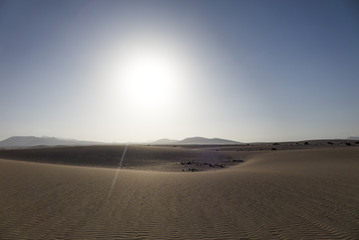 Fototapeta na wymiar Sand patterns Natural park,Corralejo,Canary-islands,Spain