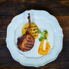 Dry Aged Barbecue Tomahawk Steak