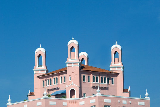 Towers above Don Cesar Hotel