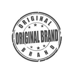 Original brand vector stamp