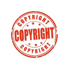 Copyright vector stamp