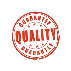 Quality guarantee vector stamp
