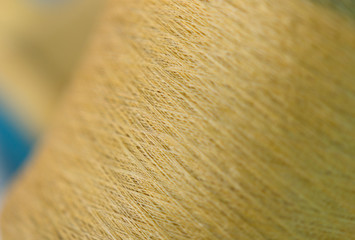 Raw silk selective focus