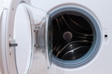 Open washing machine