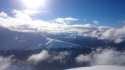 Fototapeta na wymiar Berg Davos