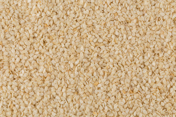 Closeup of lots of sesame seeds