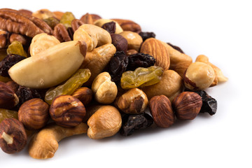Mix nuts and dry fruits