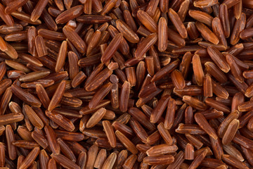 Raw red rice