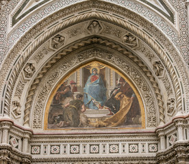 Obraz premium Florence Cathedral fresco 