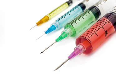 Syringes of different size.