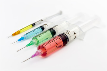 Syringes of different size.