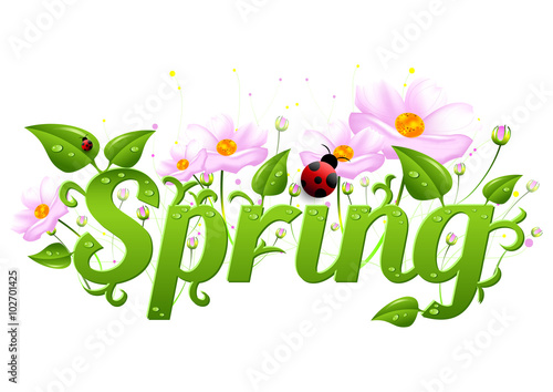 word spring clip art - photo #49