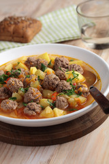 Meatball soup