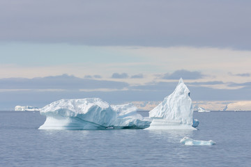 An iceberg in Antarctica.