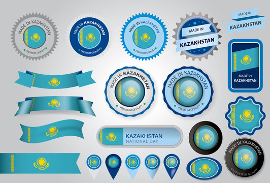 Flag Kazakhstan Images – Browse 28 Stock Photos, Vectors, and Video