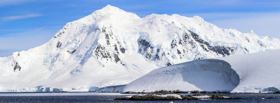 Landscape in Antarctica.