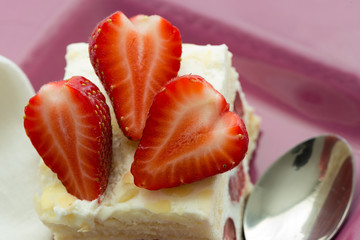 Strawberry cake