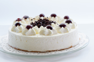 white black forest cake