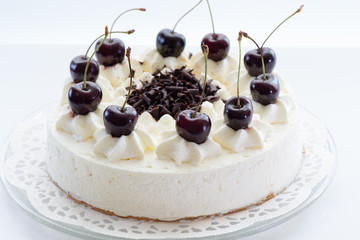 white black forest cake