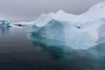 An iceberg in Antarctica.